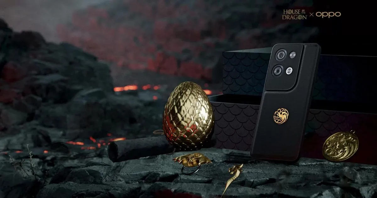 Oppo Reno8 Pro ze smoczym jajem. Limitowana wersja dla fanów Gry o tron