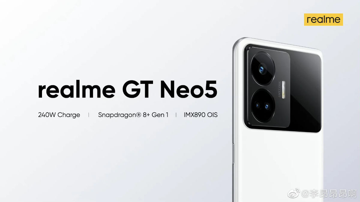Realme GT Neo 5 z ładowaniem 240 W. To będzie hit