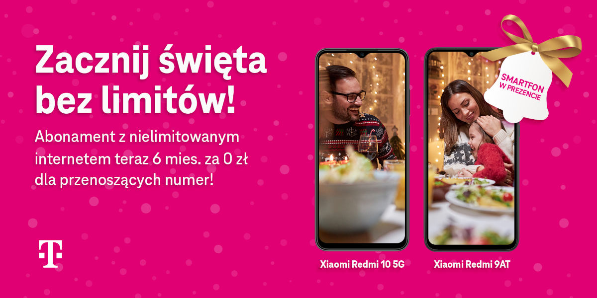 T-Mobile: abonament z nielimitowanym internetem za darmo przez 6 miesięcy