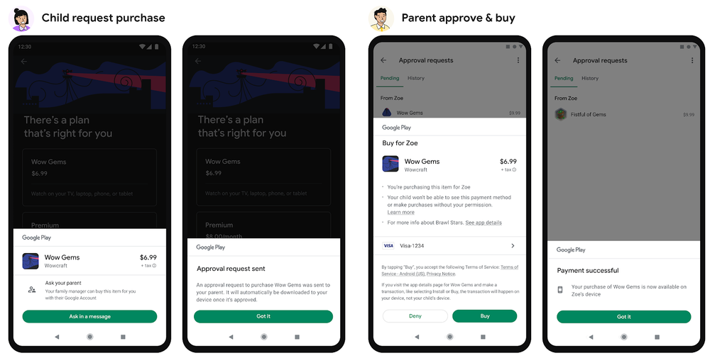 Google Play ułatwi dzieciom dokonywanie zakupów w sklepie