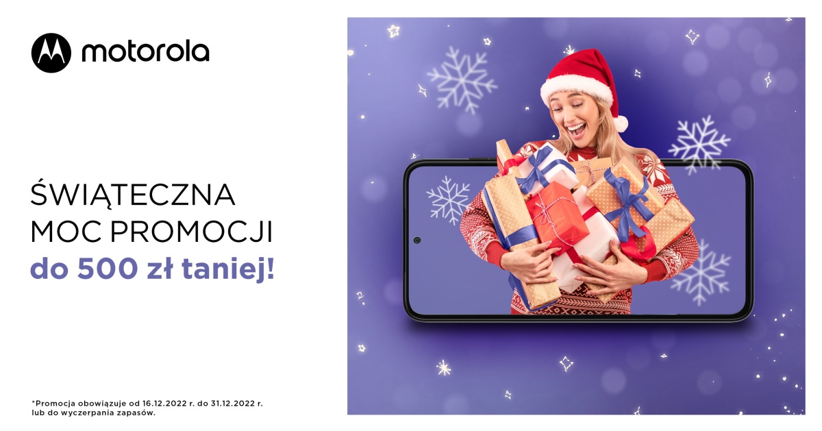 Motorola tnie ceny na święta. Zaoszczędzisz nawet 500 zł