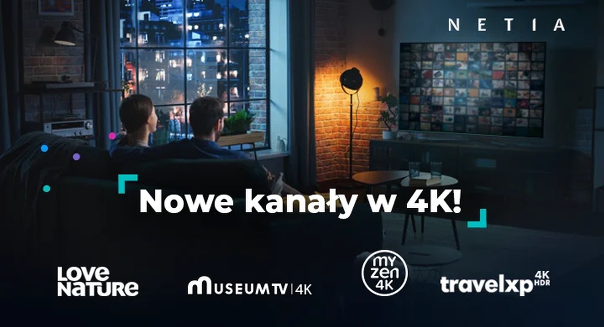 Netia też ma nowe kanały 4K