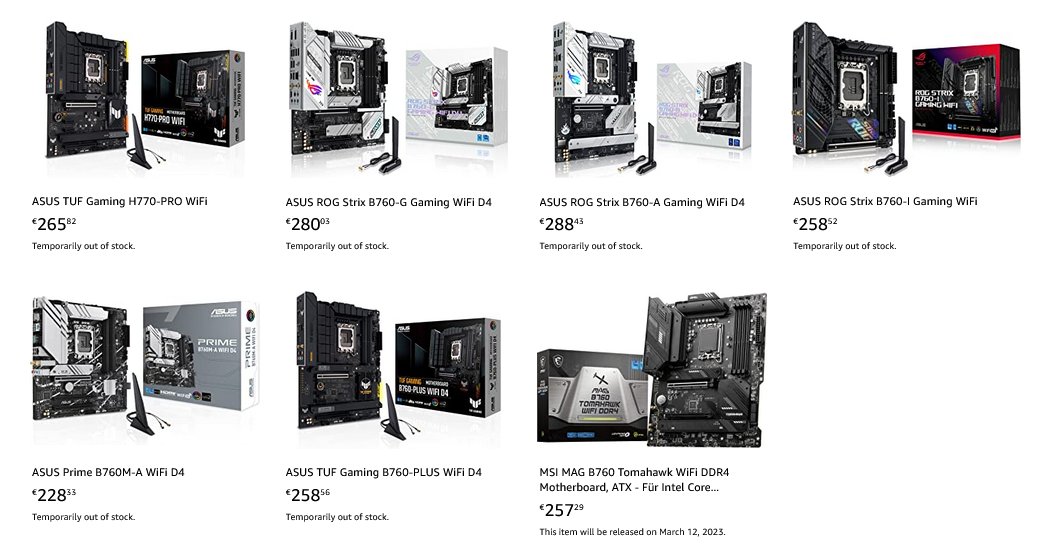 ASUS B760 i H770. Tak wyglądają nowe płyty główne Tajwańczyków