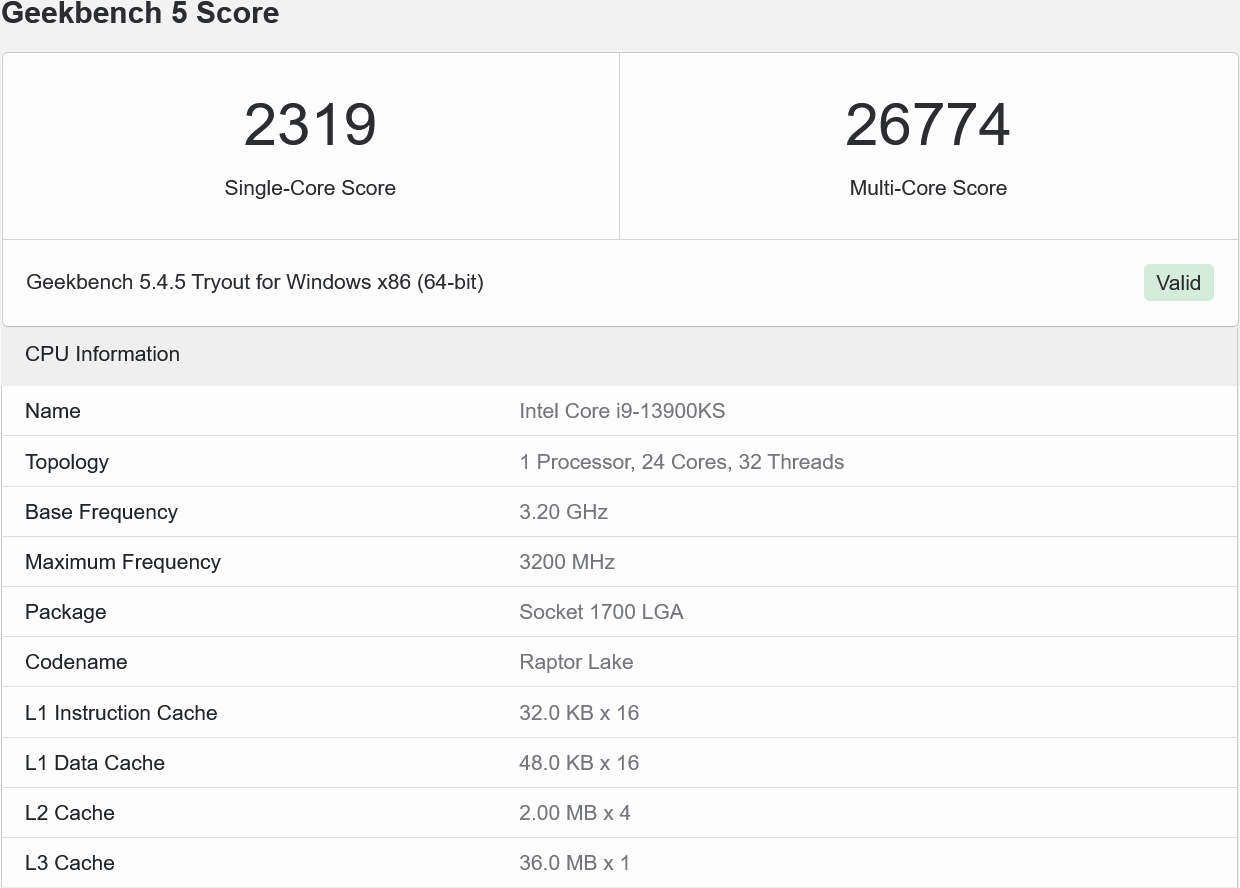 Nadciąga procesor Intel Core i9-13900KS. Znamy jego wydajność