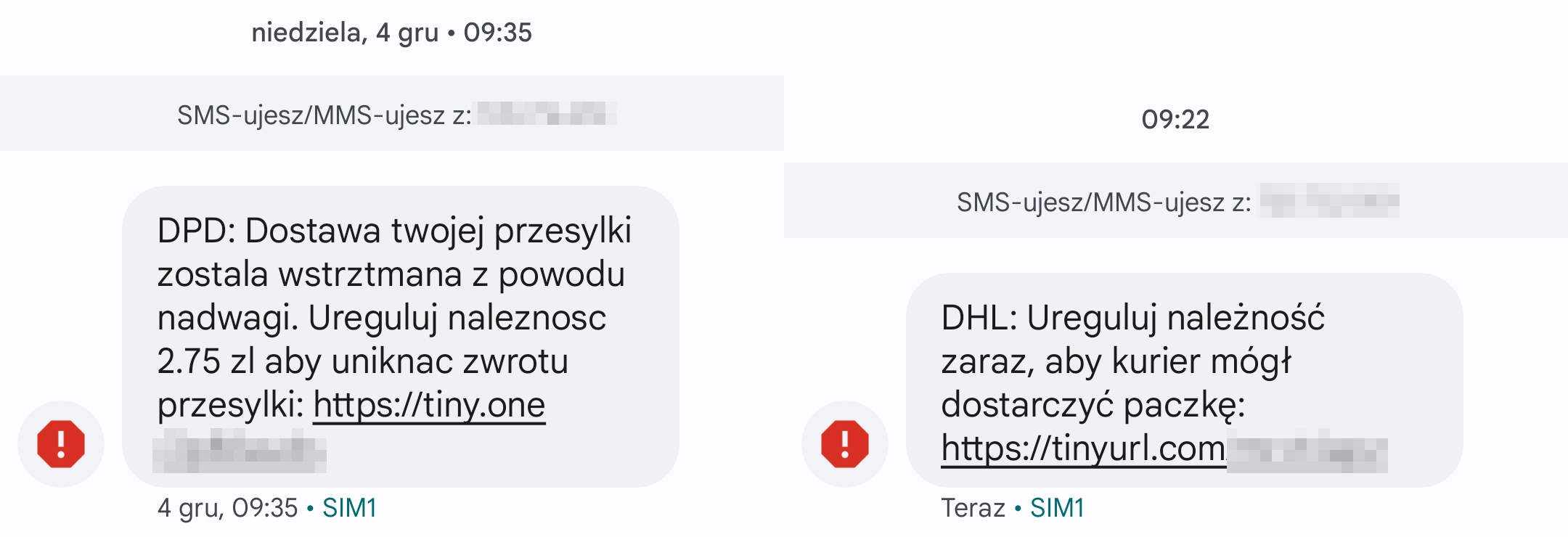 Atak na pieniądze Polaków, w tle kurierzy