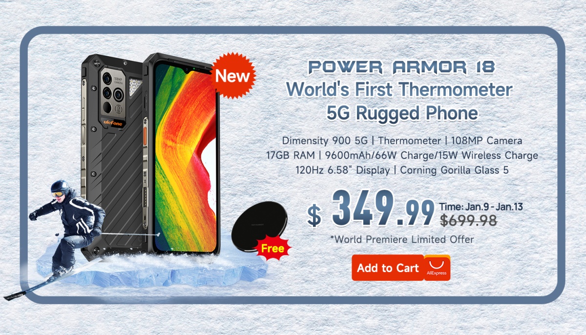 Ulefone Power Armor 18 i 19 – pancerne smartfony z promocją na start