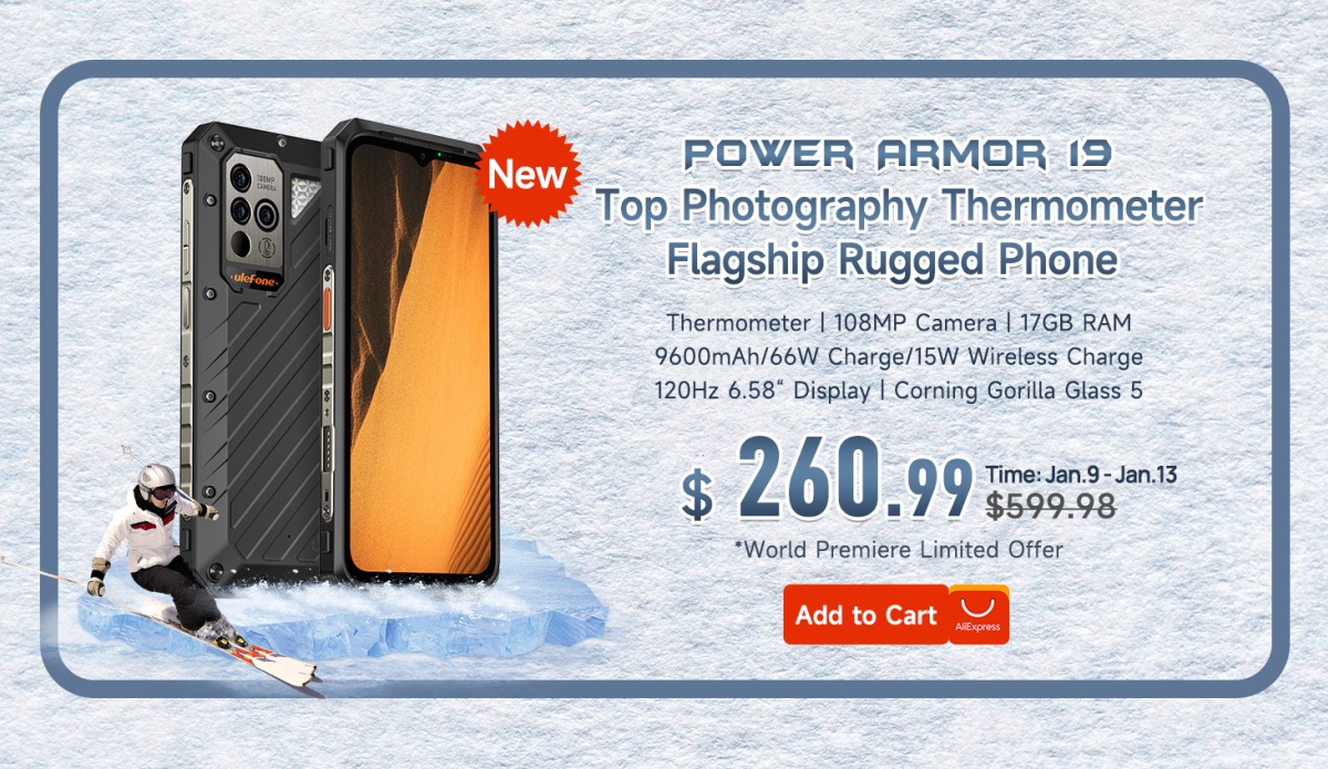 Ulefone Power Armor 18 i 19 – pancerne smartfony z promocją na start
