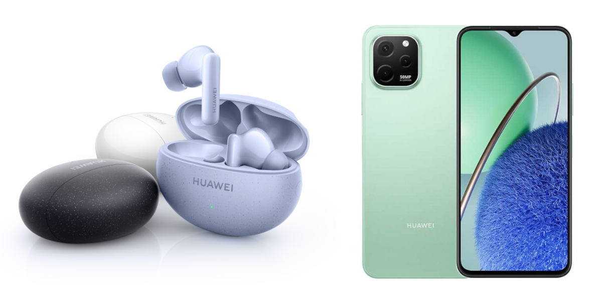 Huawei rozdaje słuchawki FreeBuds 5i i smartfony Nova Y61. Wkrótce premiera