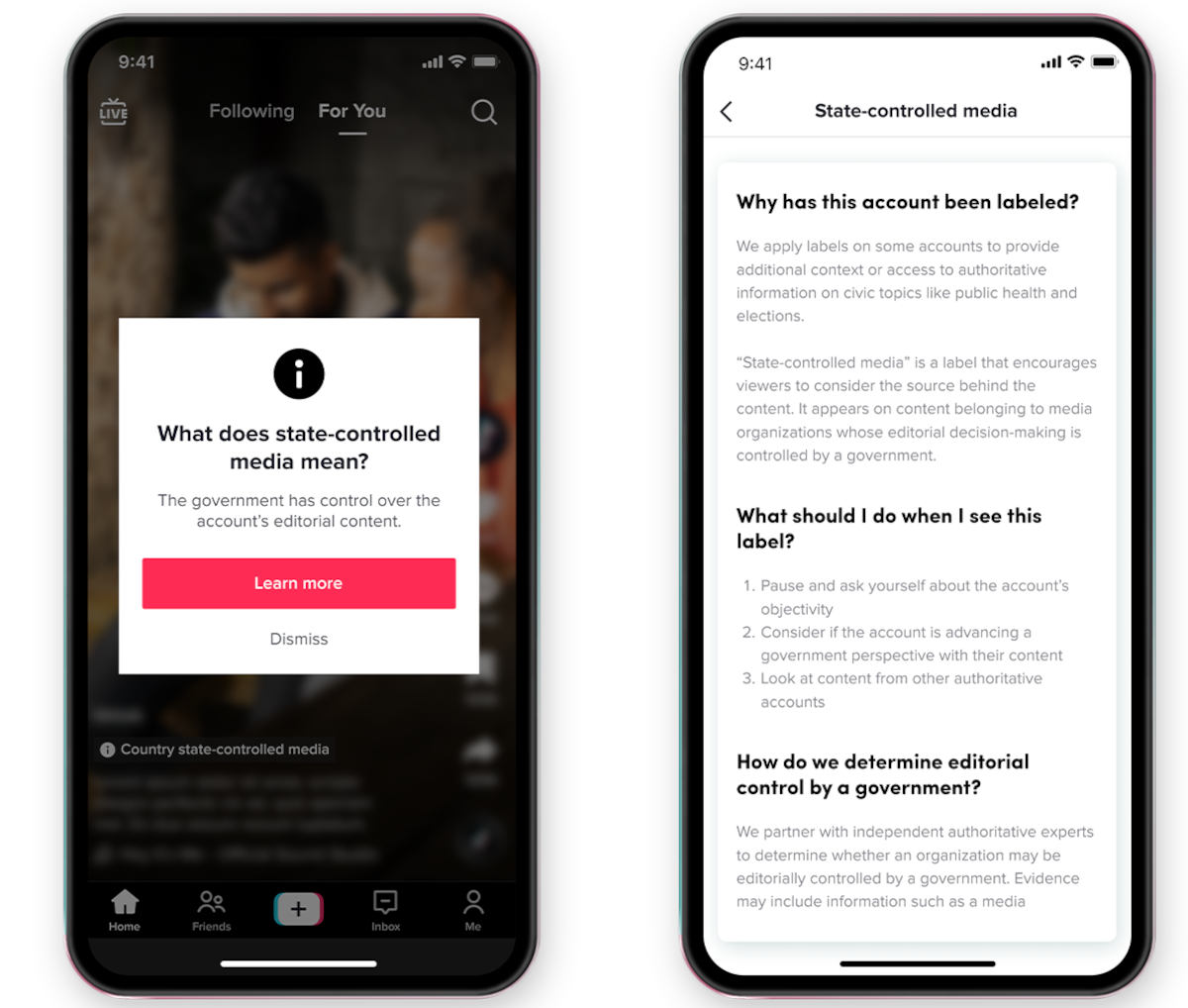 TikTok oznaczy propagandę. Rządowe media nie będą zachwycone