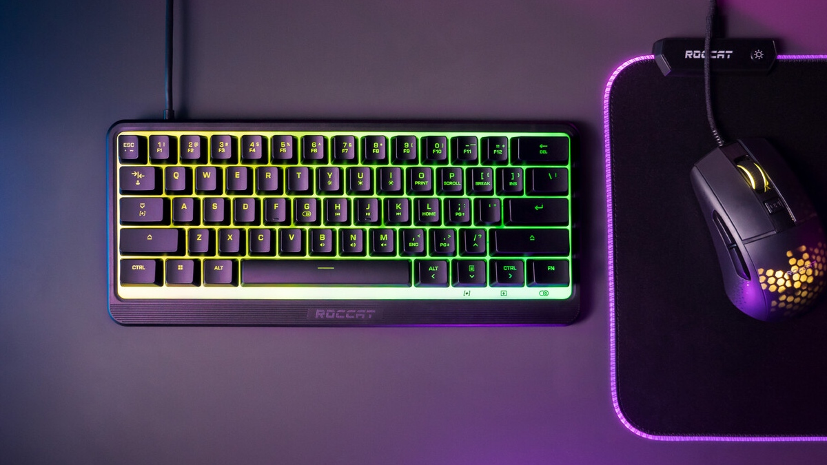 Roccat Magma Mini to tania klawiatura typu 60% z RGB LED