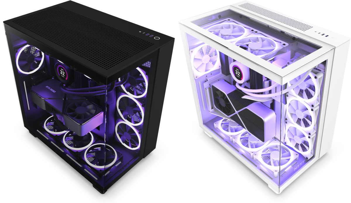 NZXT H9 to pojemne obudowy dla komputerowych ekshibicjonistów
