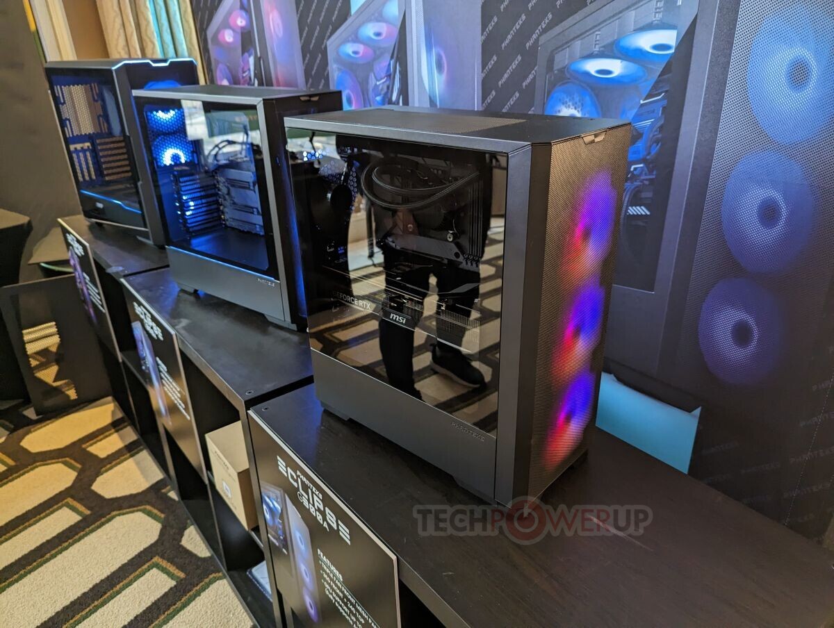 Phanteks ma nowe, bardzo pojemne obudowy z RGB LED