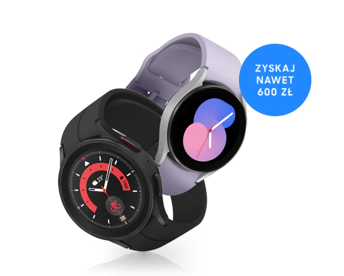 Galaxy Watch 5 znowu może być trochę tańszy. Samsung odda Ci do 600 zł