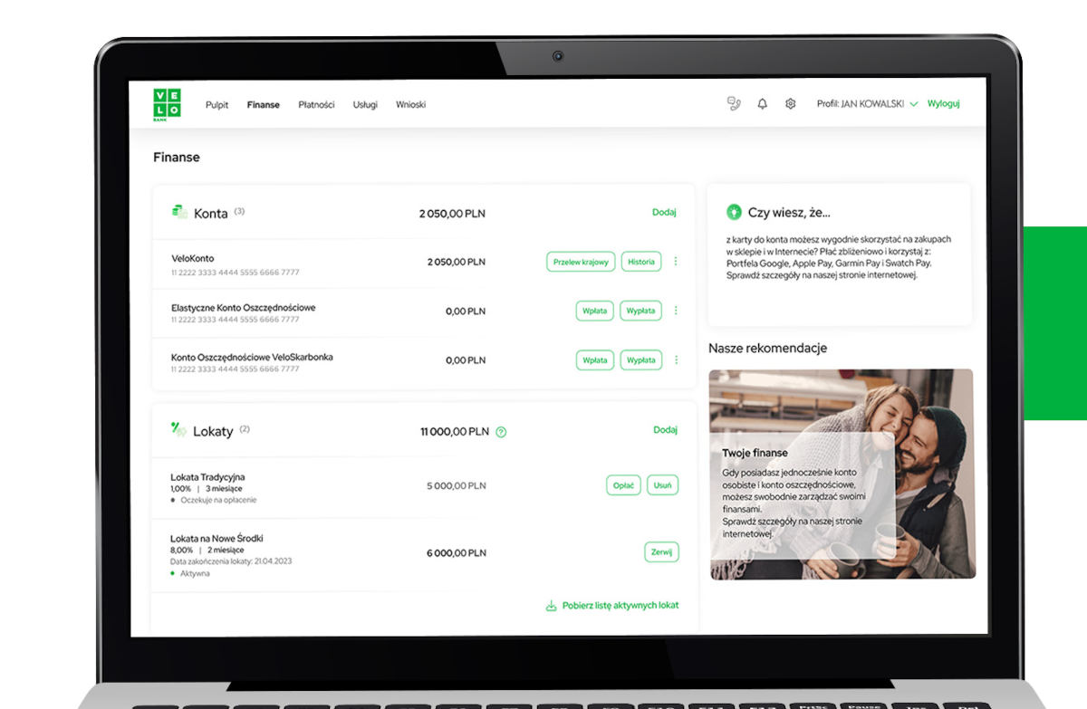 VeloBank z nową bankowością internetową. Zapowiada aplikację