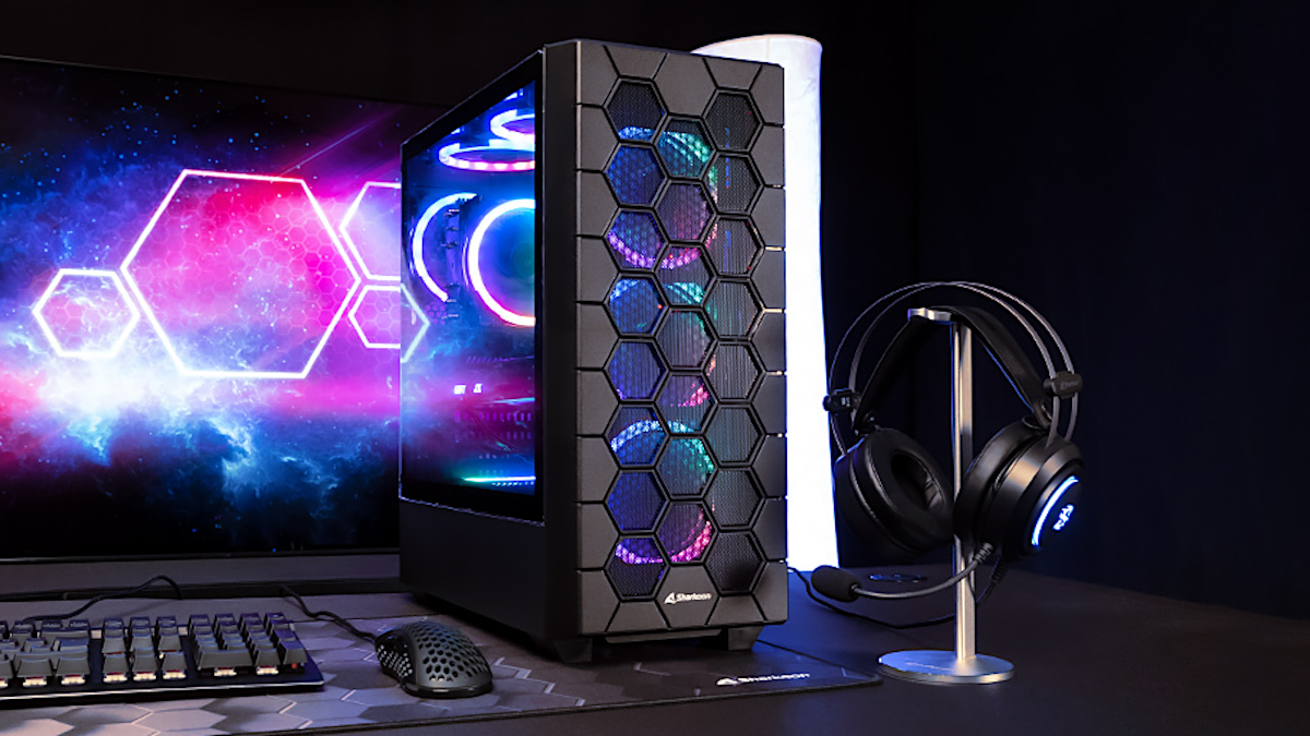 Nowa obudowa Sharkoon stawia na sześciokąty i RGB LED