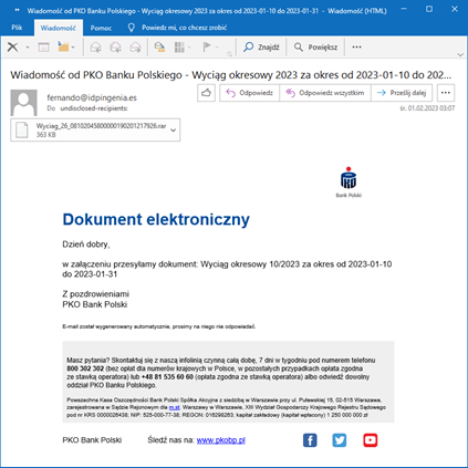 PKO BP ostrzega. Trwa groźny atak na klientów