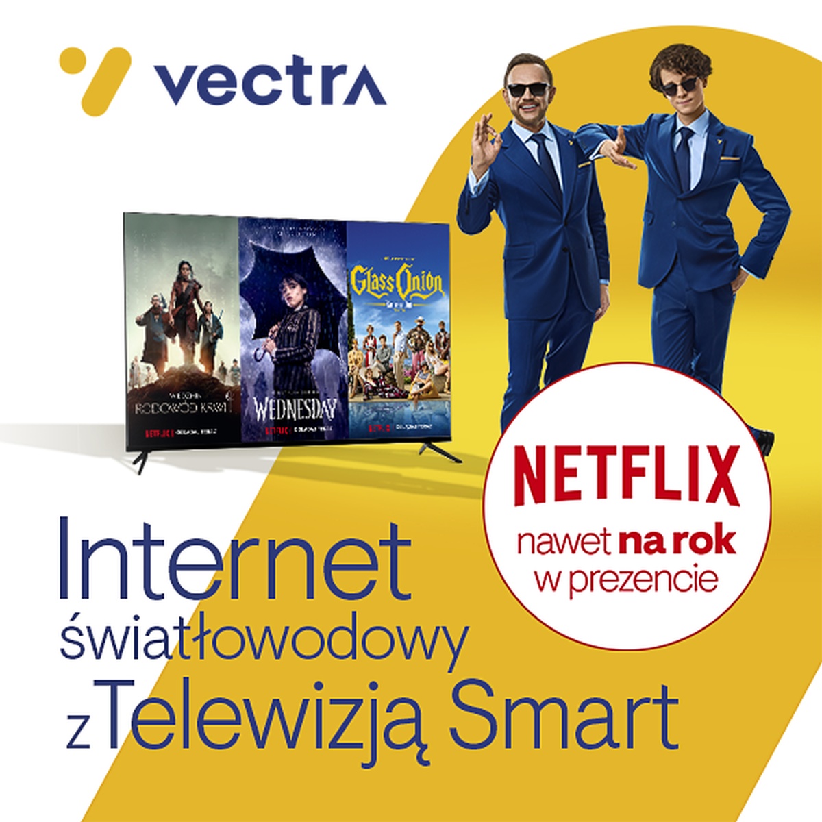 Vectra ma nową ofertę. Netflix nawet na rok za darmo