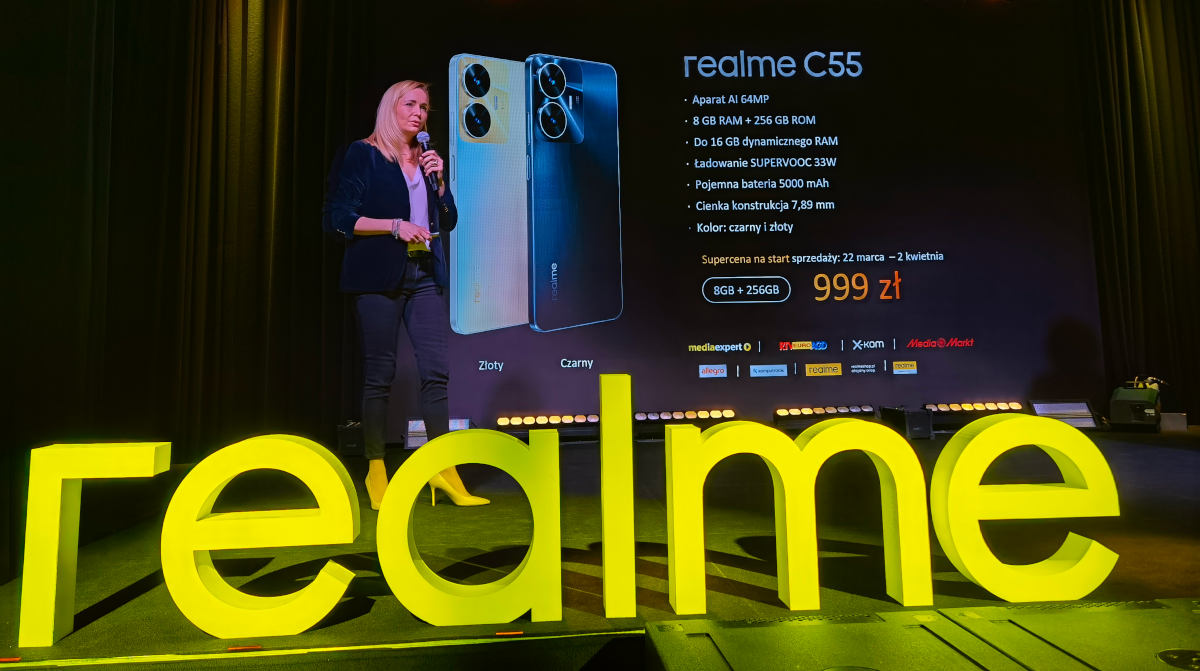 Realme C55 już w Polsce. Dobra cena, fajne funkcje, będzie hit