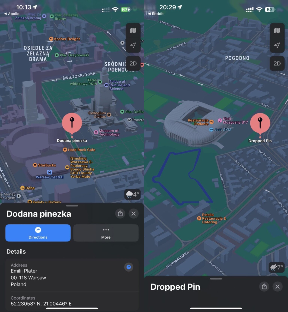 Apple testuje nowe mapy. W Polsce pojawiły się widoki 3D