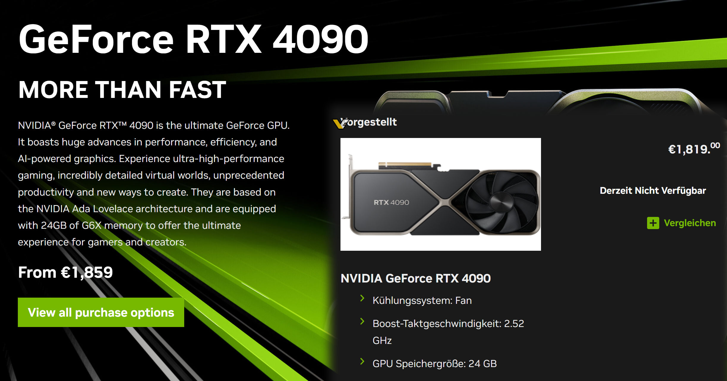 NVIDIA obniża ceny GeForce RTX 4090, ale nadal jest drogo