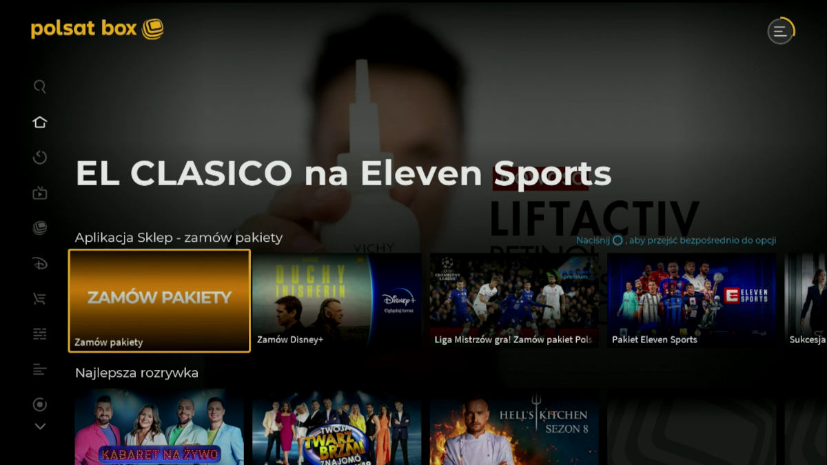 Polsat Box: zmiany w dekoderach 4K. Nowe menu, Disney+ i wyszukiwanie głosowe