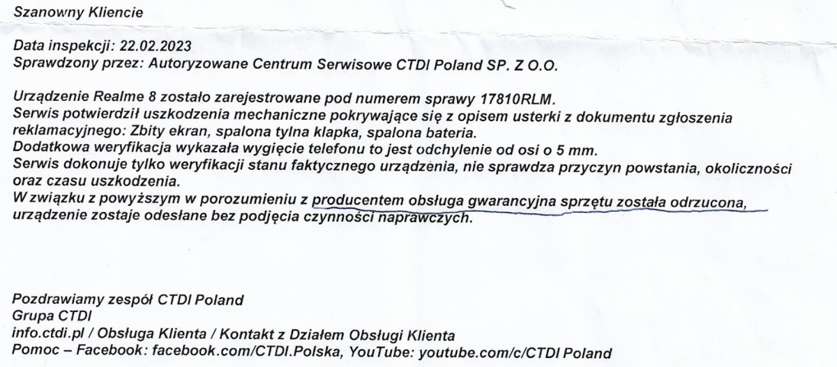 Smartfon Realme pani Karoliny nagle wybuchł. Reklamację odrzucono (aktualizacja)
