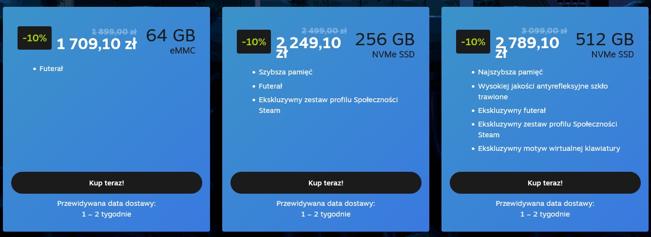 Valve Steam Deck na promocji. Tak tanio jeszcze nie było