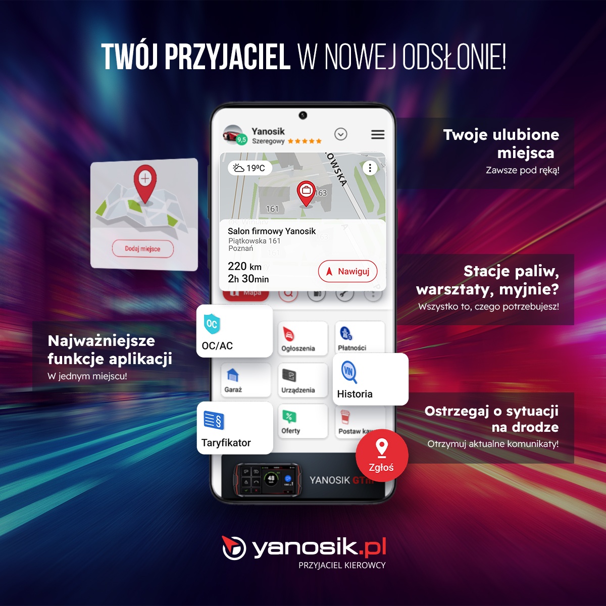 Yanosik z dużą aktualizacją. Zobacz, co się zmieni