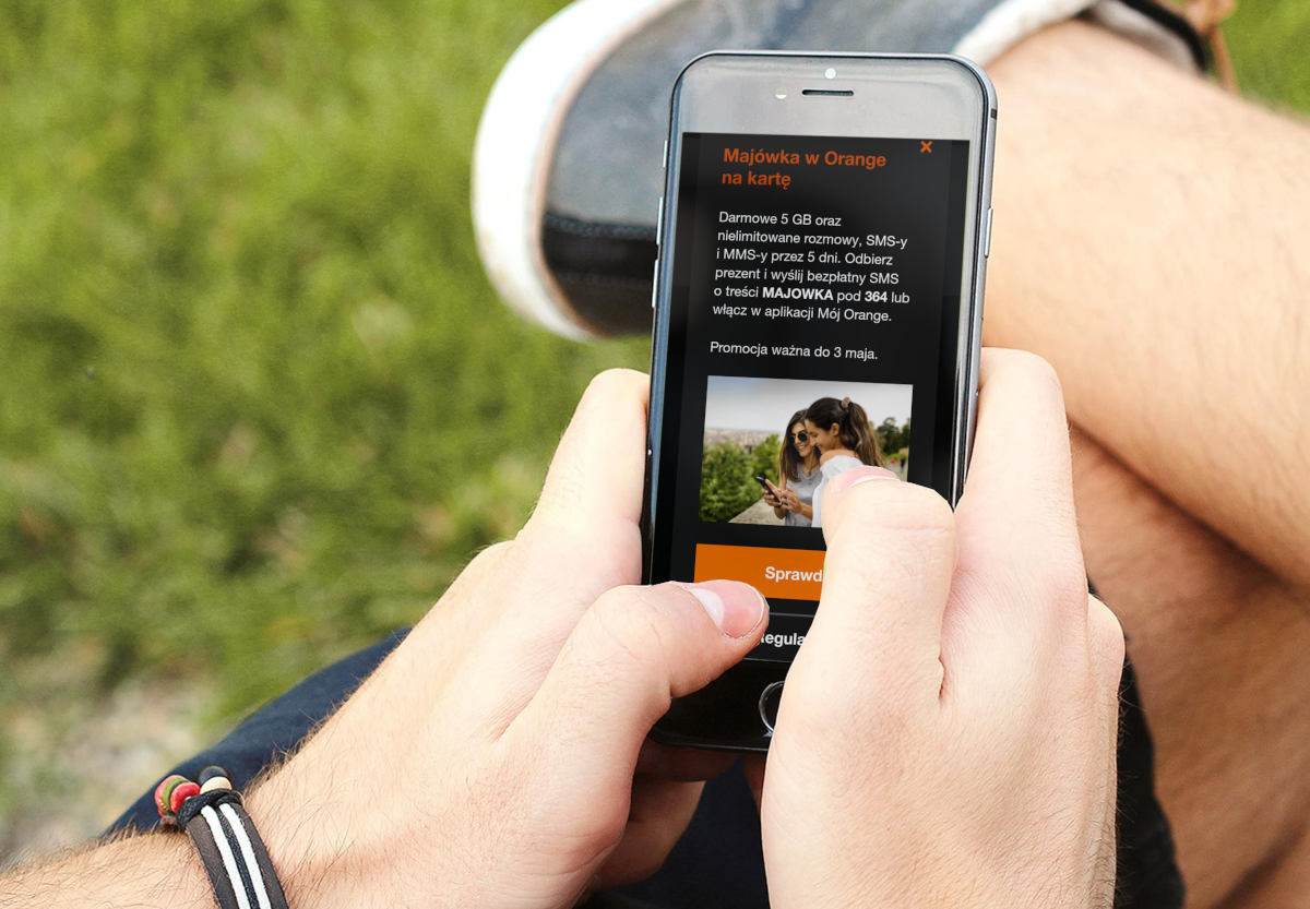 Orange: majówka za darmo. Na zgarnięcie czeka też 100 GB