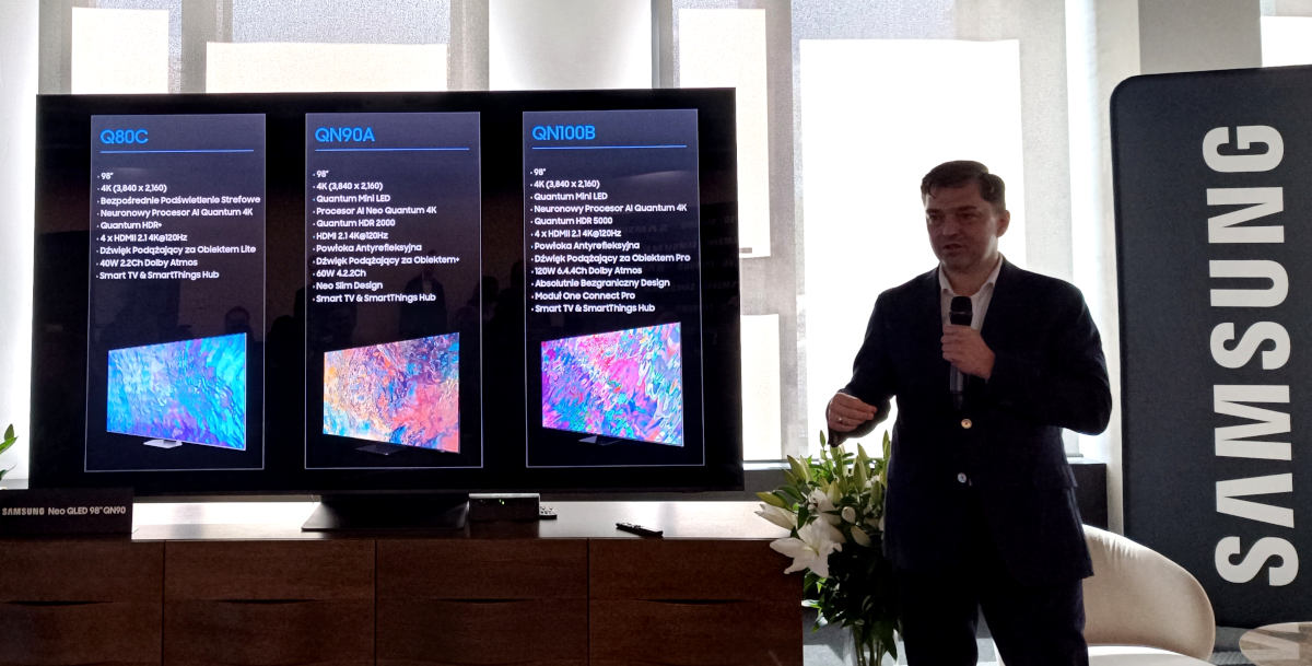 Samsung: rozmiar ma znaczenie. Telewizory 98 cali wchodzą do Polski