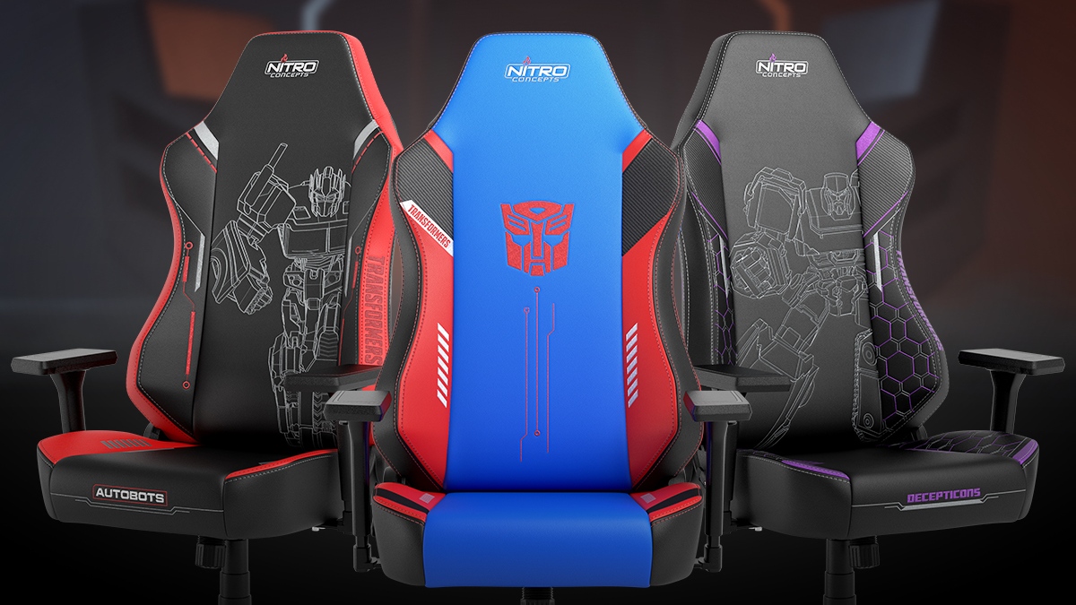 Nitro Concepts przedstawia fotele dla fanów Transformersów