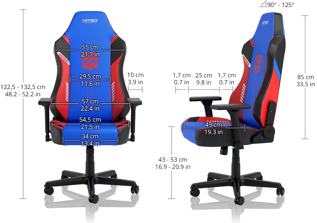 Nitro Concepts przedstawia fotele dla fanów Transformersów