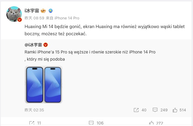 Xiaomi 14 ma pokonać iPhone'a, ale nie w benchmarkach