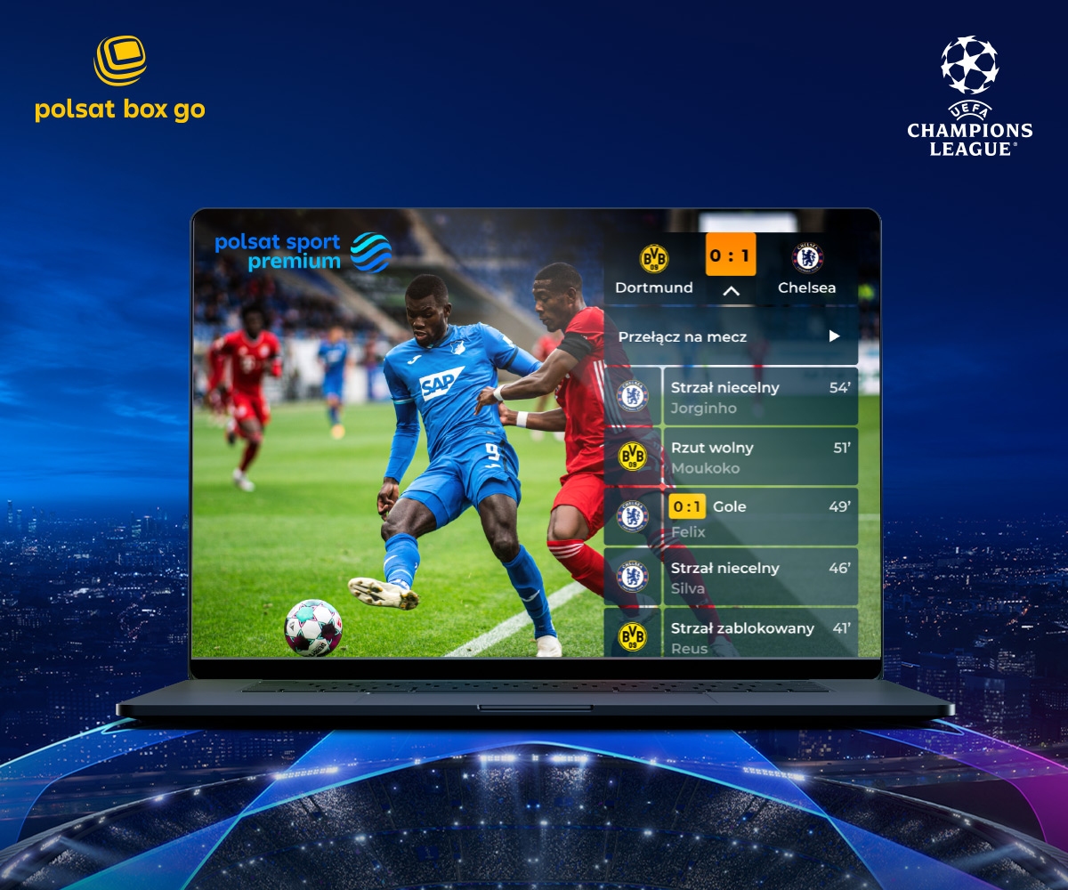Polsat Box Go zaprasza na ćwierćfinały Ligi Mistrzów UEFA
