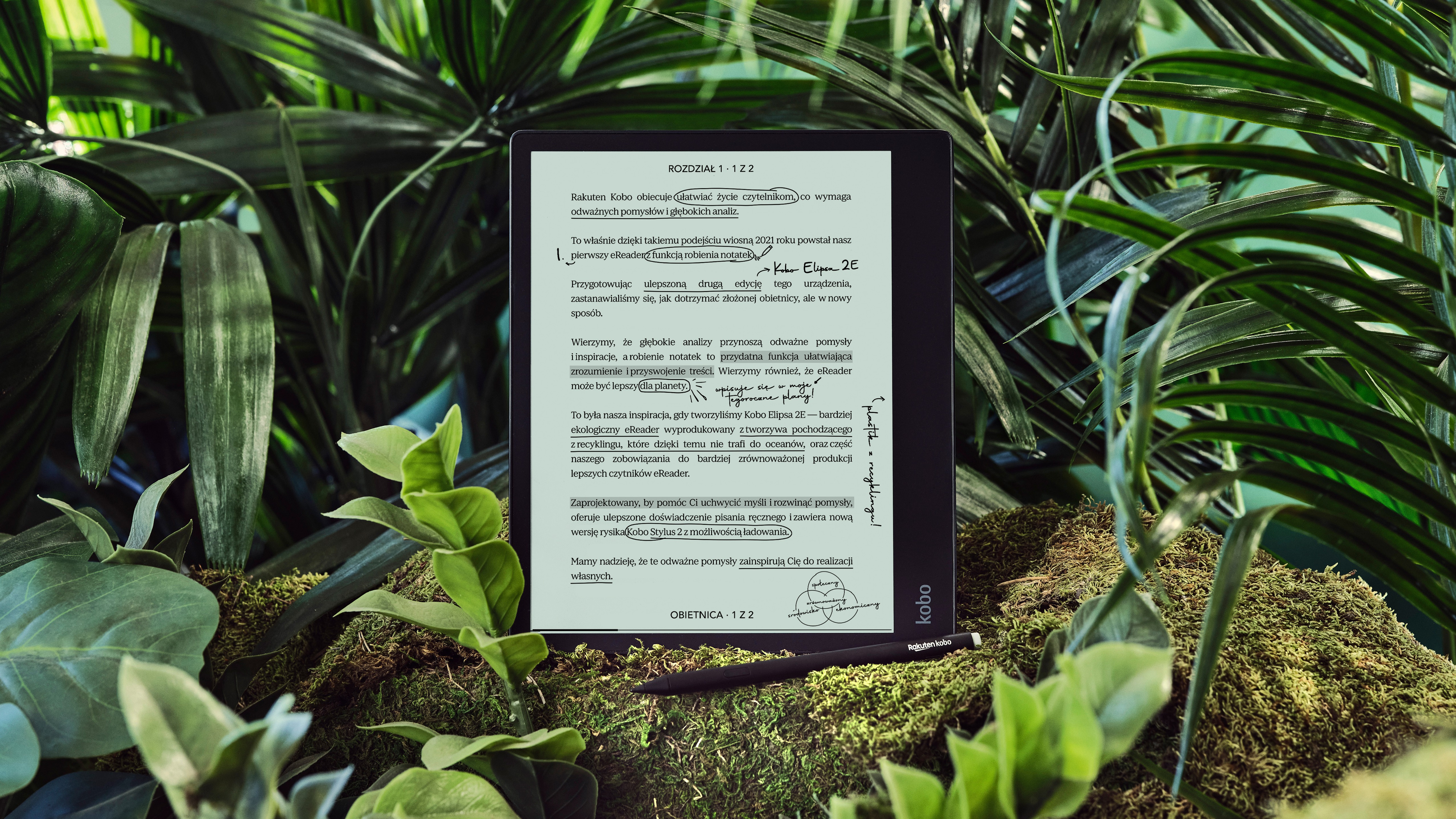Rakuten Kobo Elipsa 2E - czytaj i notuj jak król