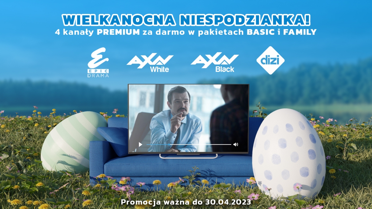 Televio udostępnia 4 kanały premium bez dopłat
