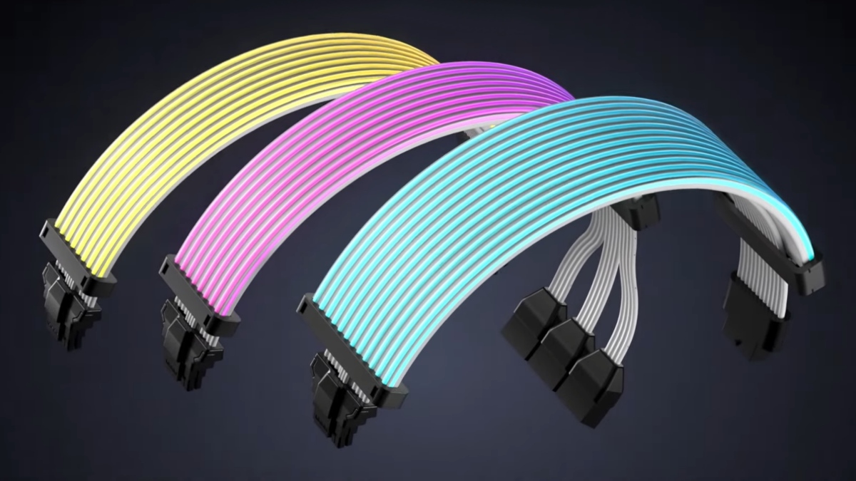 Rozświetl swój komputer dzięki tym przewodom z RGB LED