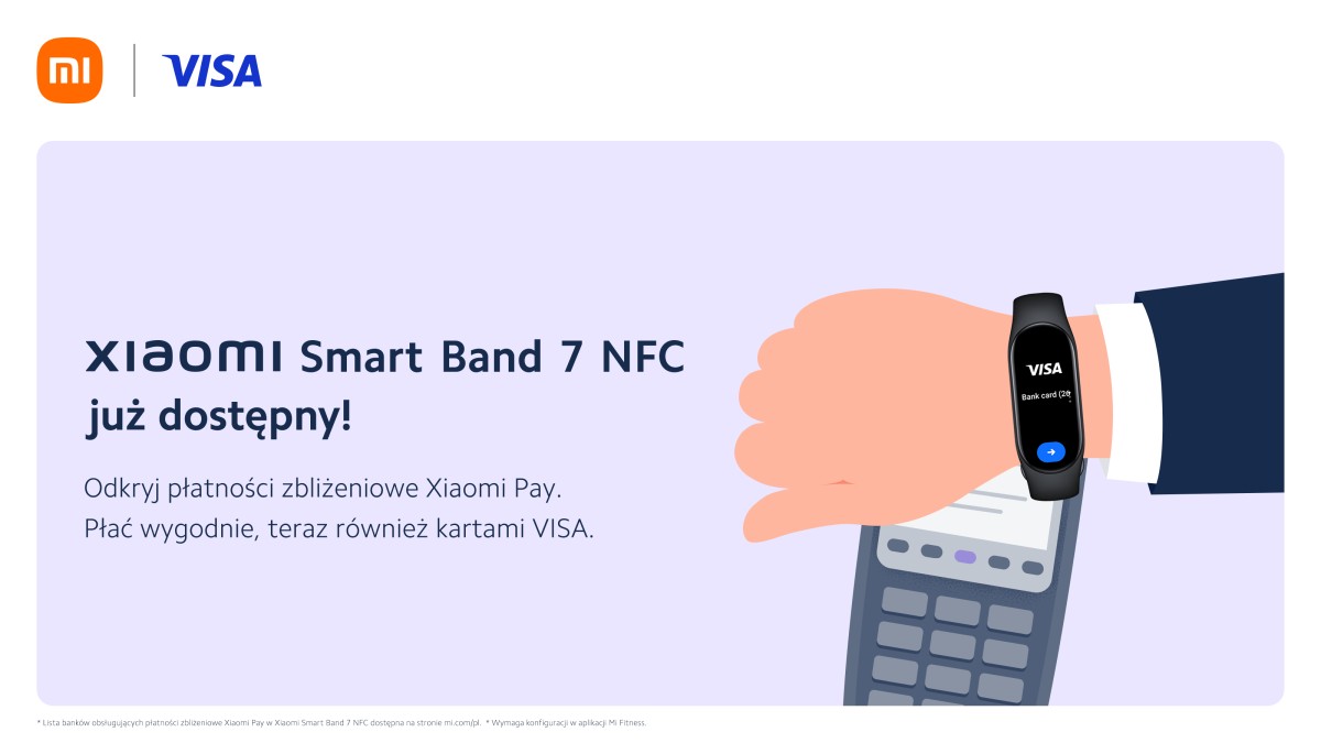 Xiaomi Smart Band 7 NFC już w Polsce. Zapłacisz tym zbliżeniowo