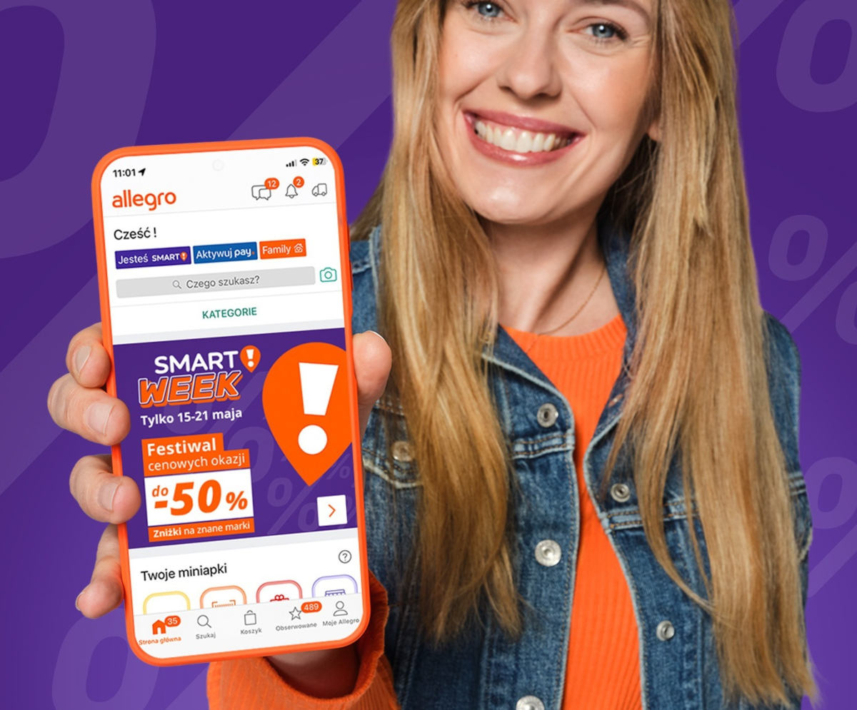 Na Allegro obniżki nawet 50% i tańszy pakiet Smart. Startuje festiwale zakupowy