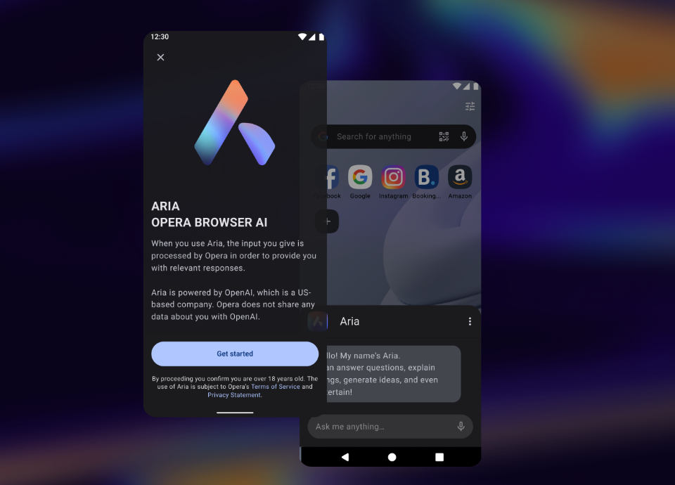 Opera wprowadza sztuczną inteligencję OpenAI. To Aria, jest za darmo