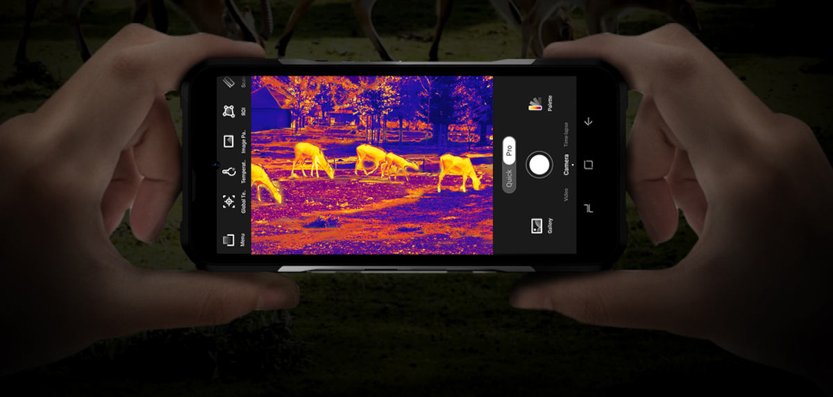 Pancerny Doogee V20 Pro z kilometrowym zasięgiem kamery termicznej