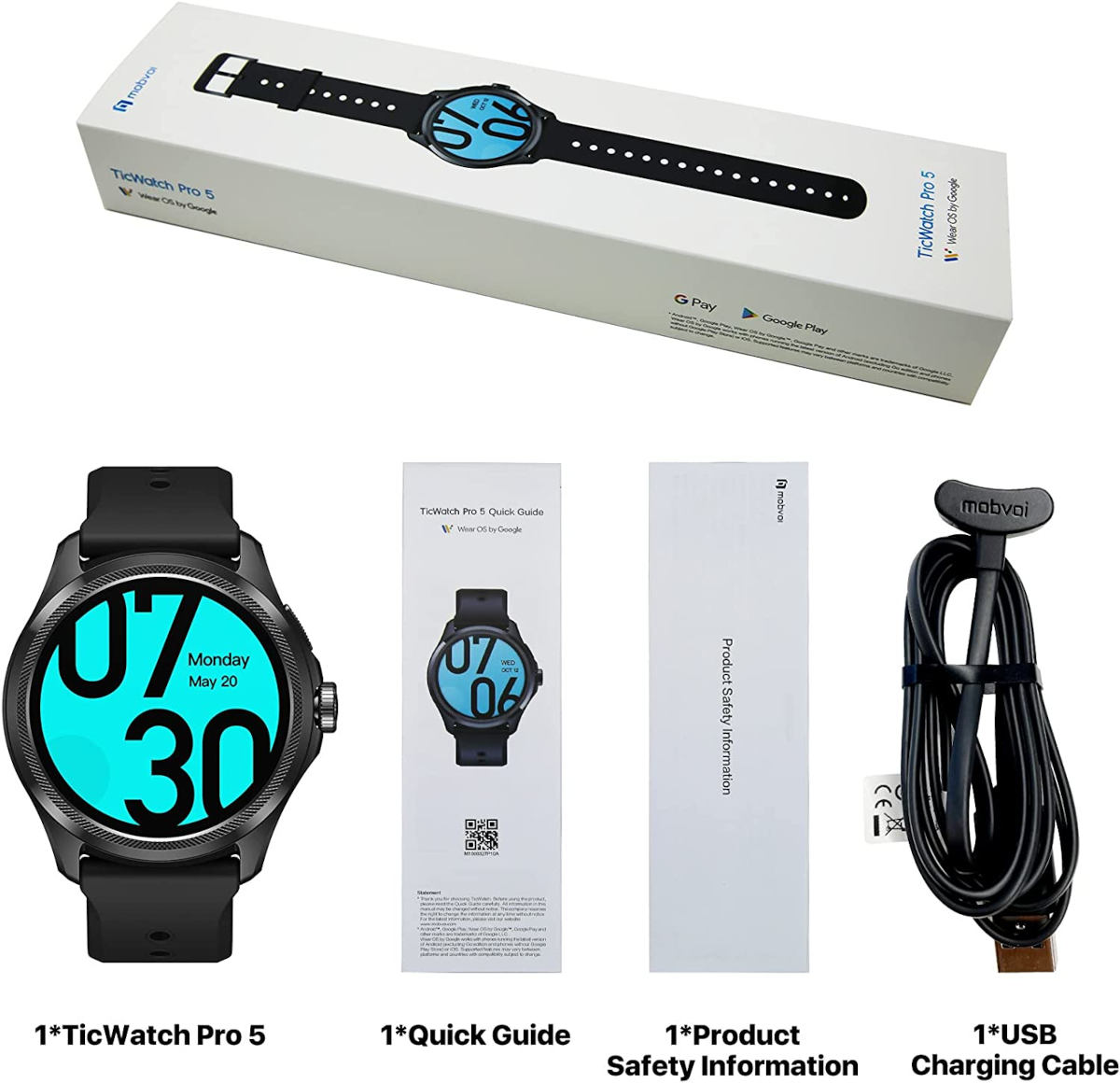 TicWatch Pro 5 bez tajemnic. Ma Wear OS 3 i Snapdragona W5+
