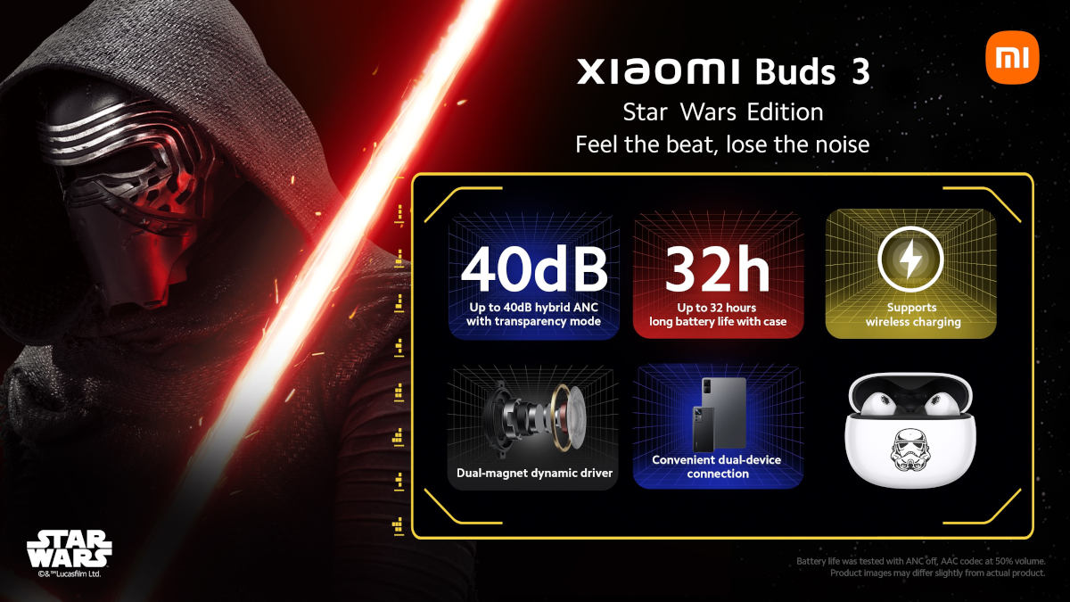 Xiaomi Buds 3 Star Wars Edition debiutują w Polsce. Limitowana wersja słuchawek
