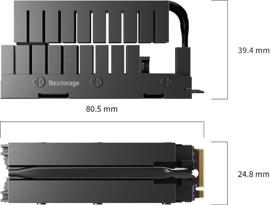 Japończycy szykują wydajne SSD PCIe 5.0 z ogromnym radiatorem