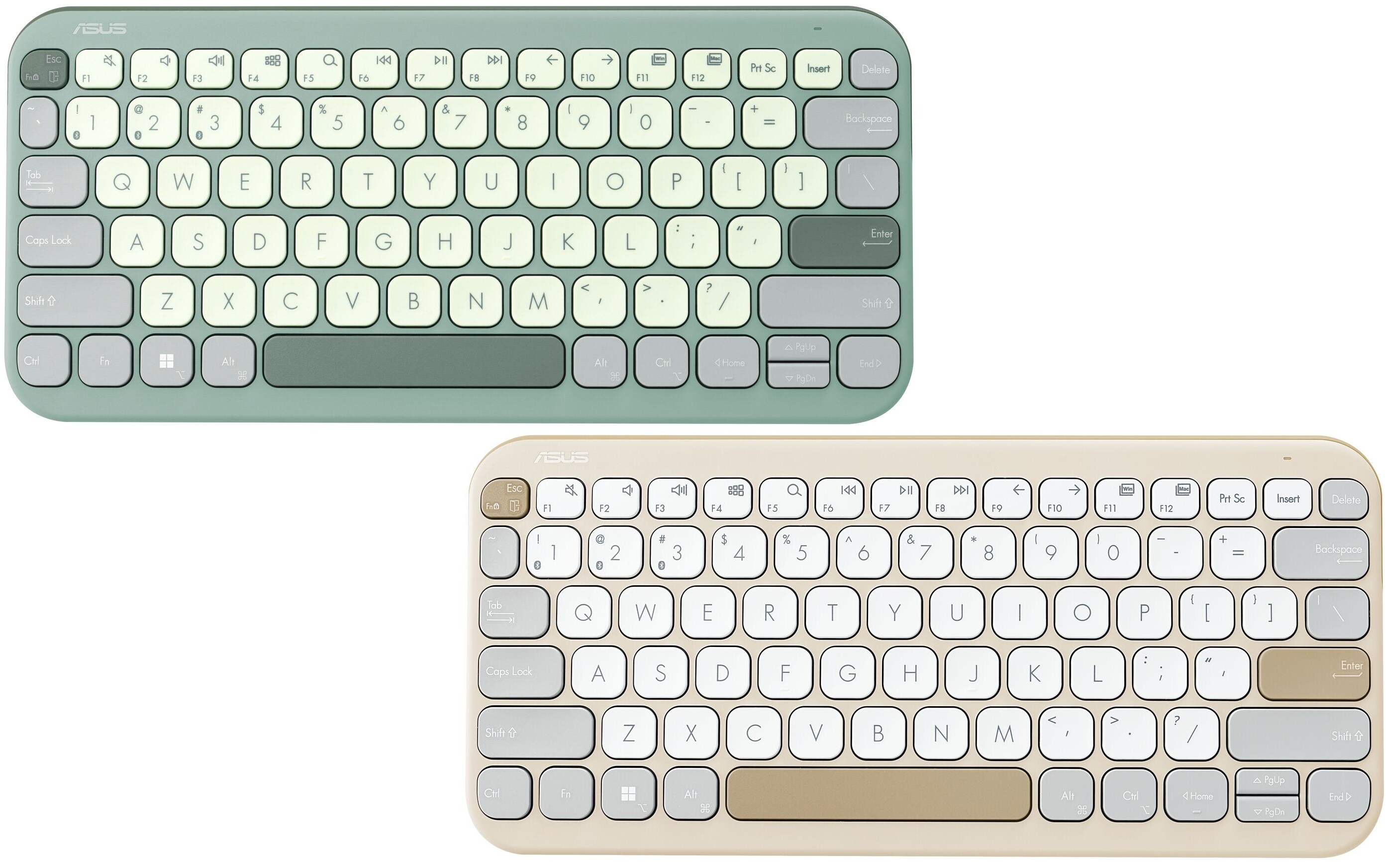 ASUS Marshmallow to kompaktowe klawiatury w pastelowych barwach