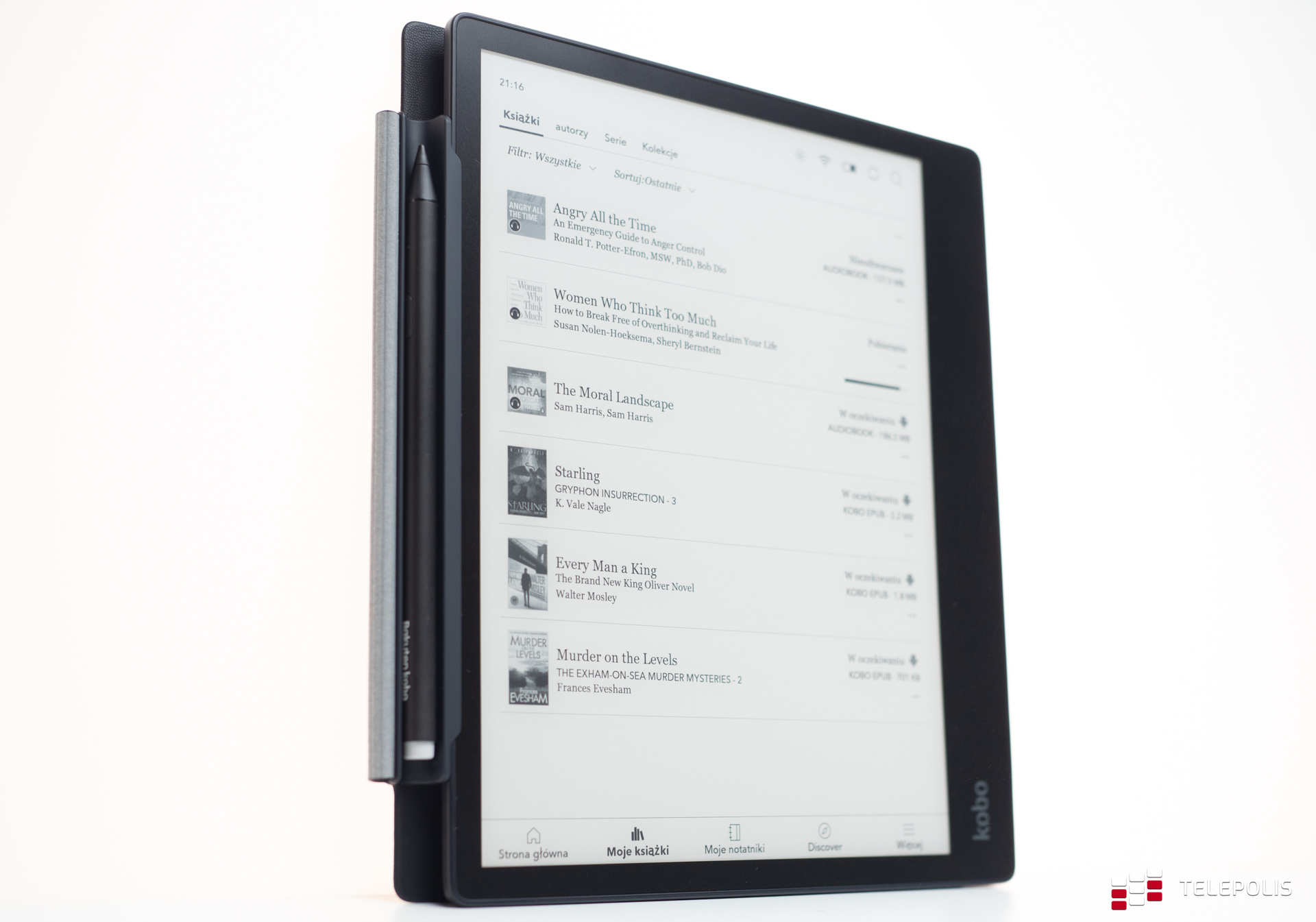 Kobo Elipsa 2E - wielki ekran i rysik w zestawie