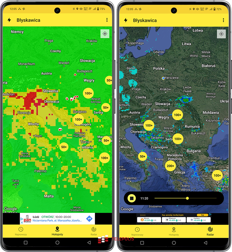 Prognoza burzowa na dziś – zobacz, gdzie uderzą pioruny!