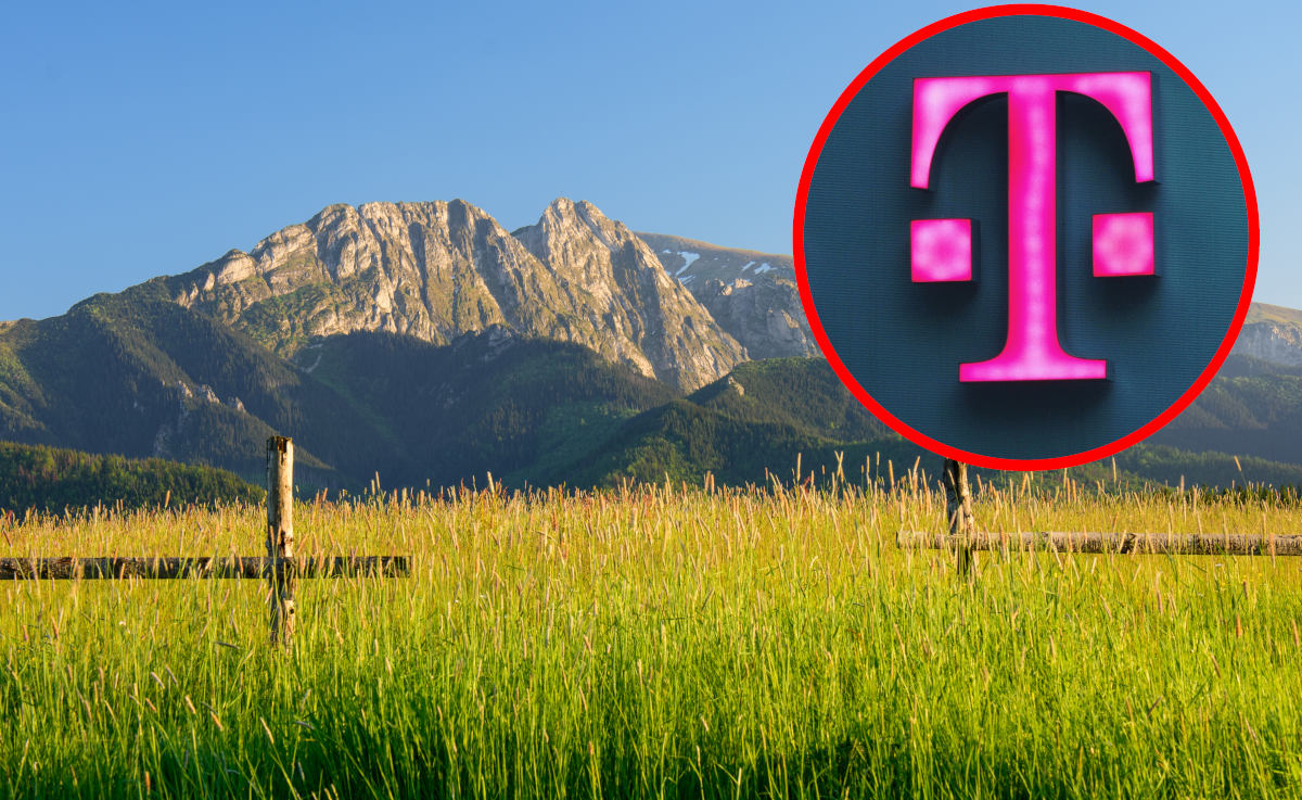 Blokują T-Mobile pastuchami elektrycznymi, w tle Giewont
