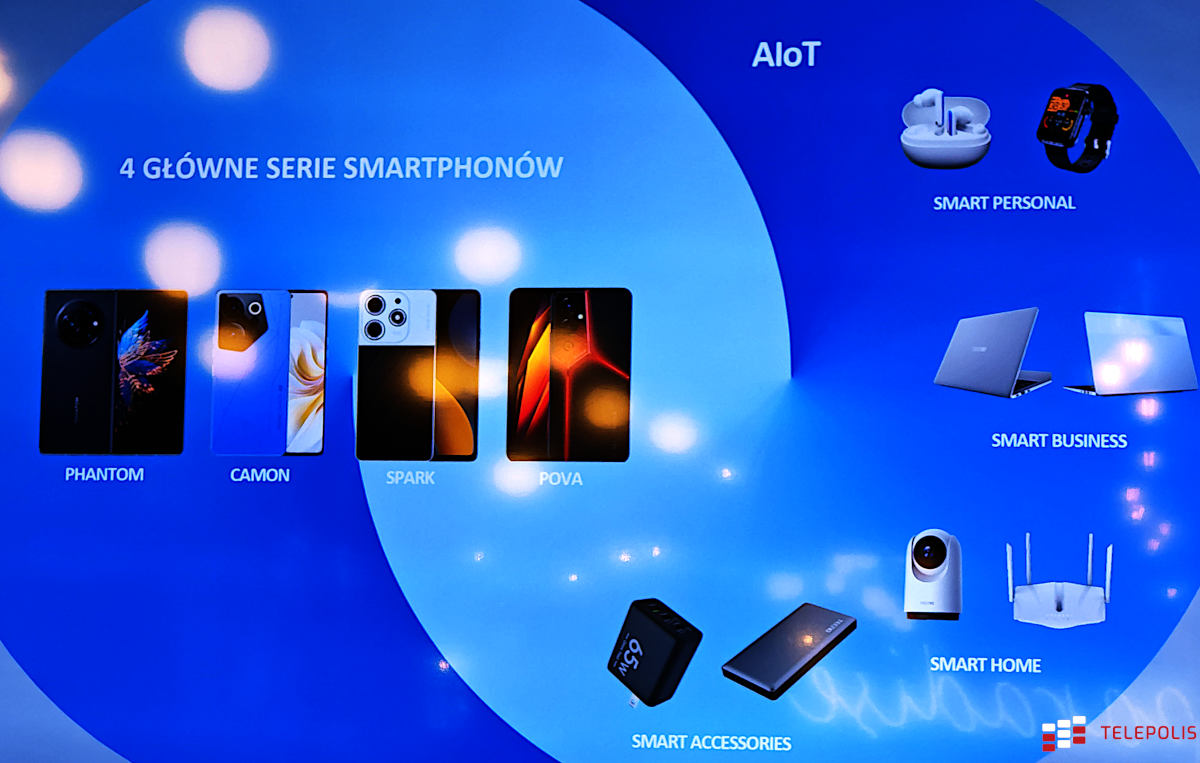 TECNO już jest w Polsce. Nowe smartfony od czerwca
