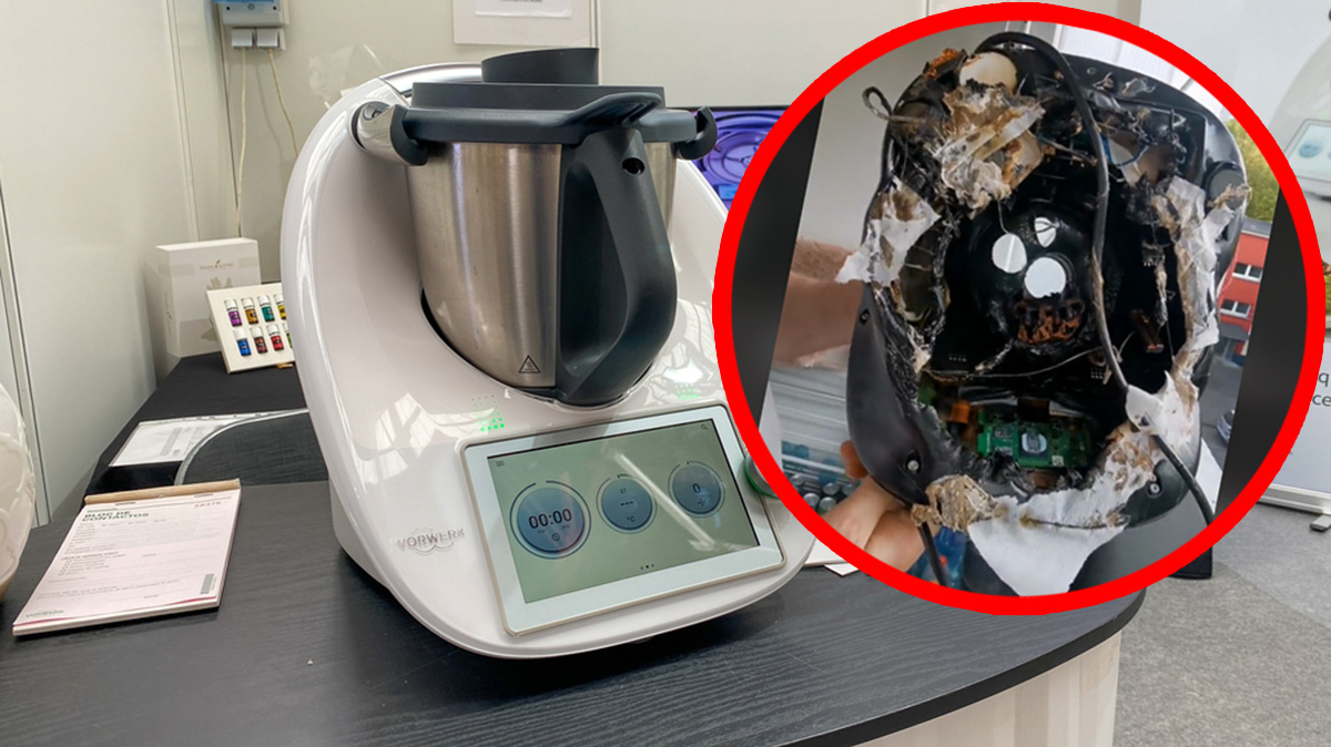 Thermomix TM6 wybuchł. Została tylko sterta złomu